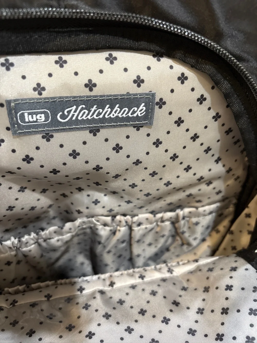 Lug Hatchback 3 Backpack. Black. NWOT